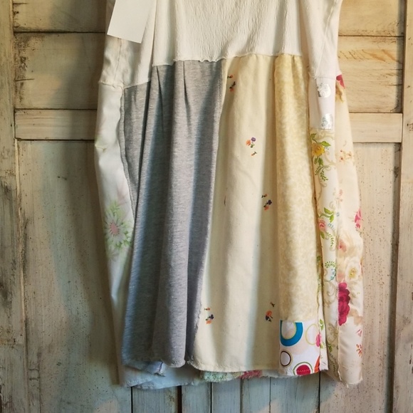 Upcycled Original White Mori Girl Tunic Dress XL🦋 - Picture 6 of 8